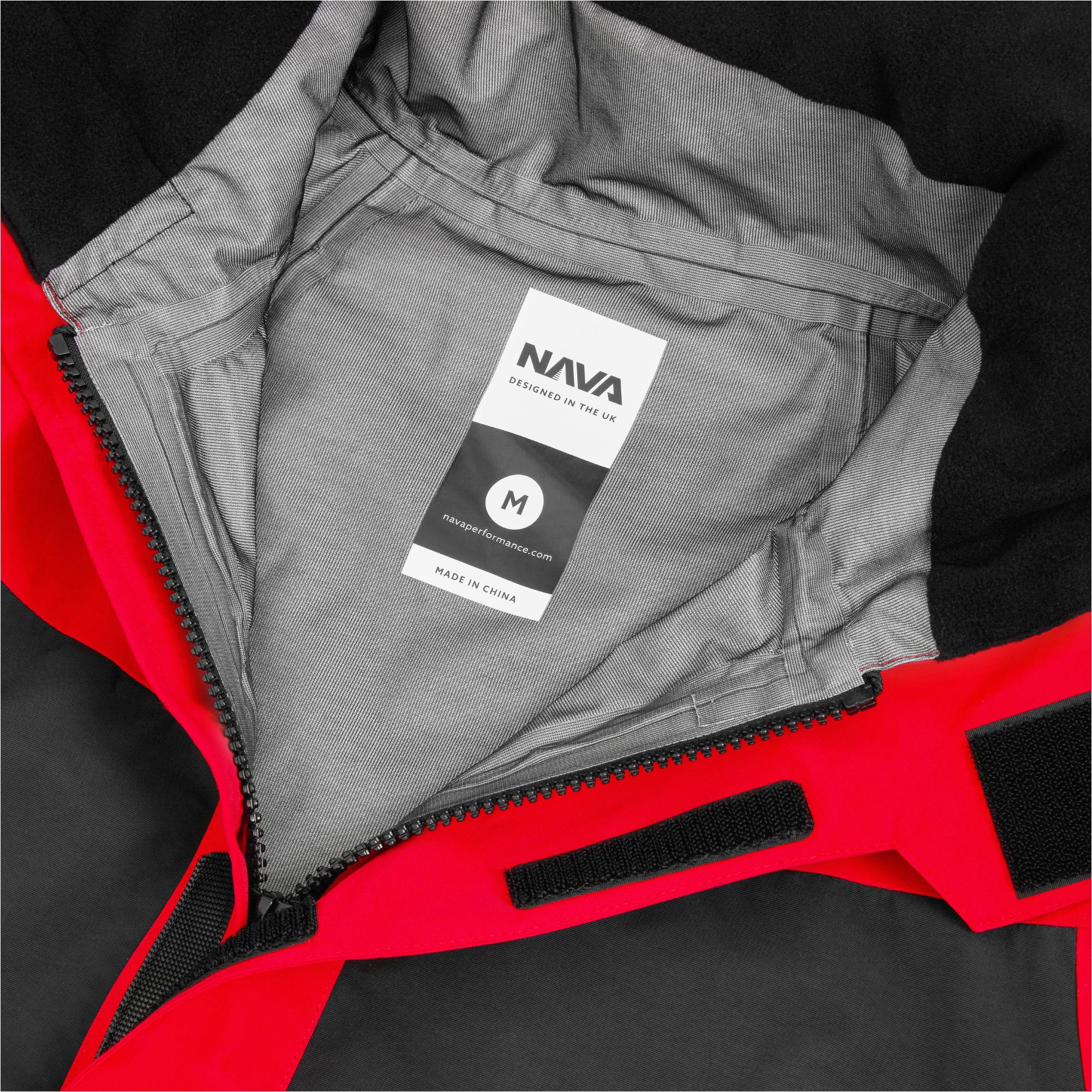 2025 Nava Performance Mens NV2 Sailing Jacket NAVANV2J01 - Red